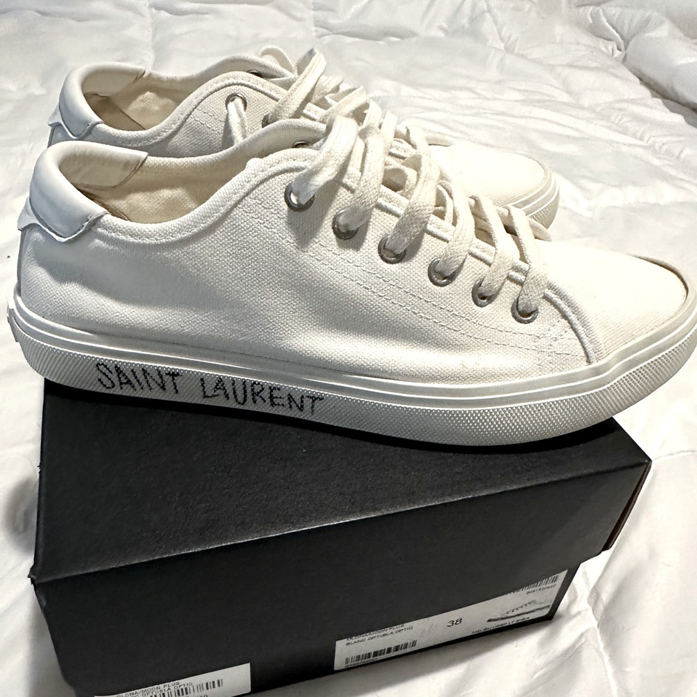 Saint Laurent Malibu Canvas Sneaker